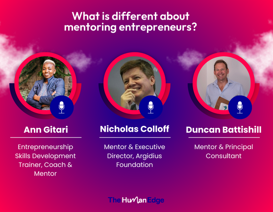 What is different about mentoring entrepreneurs